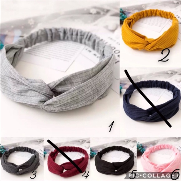 Accessories - New! 5 for $15 Women's  Ribbed Fashion Headband